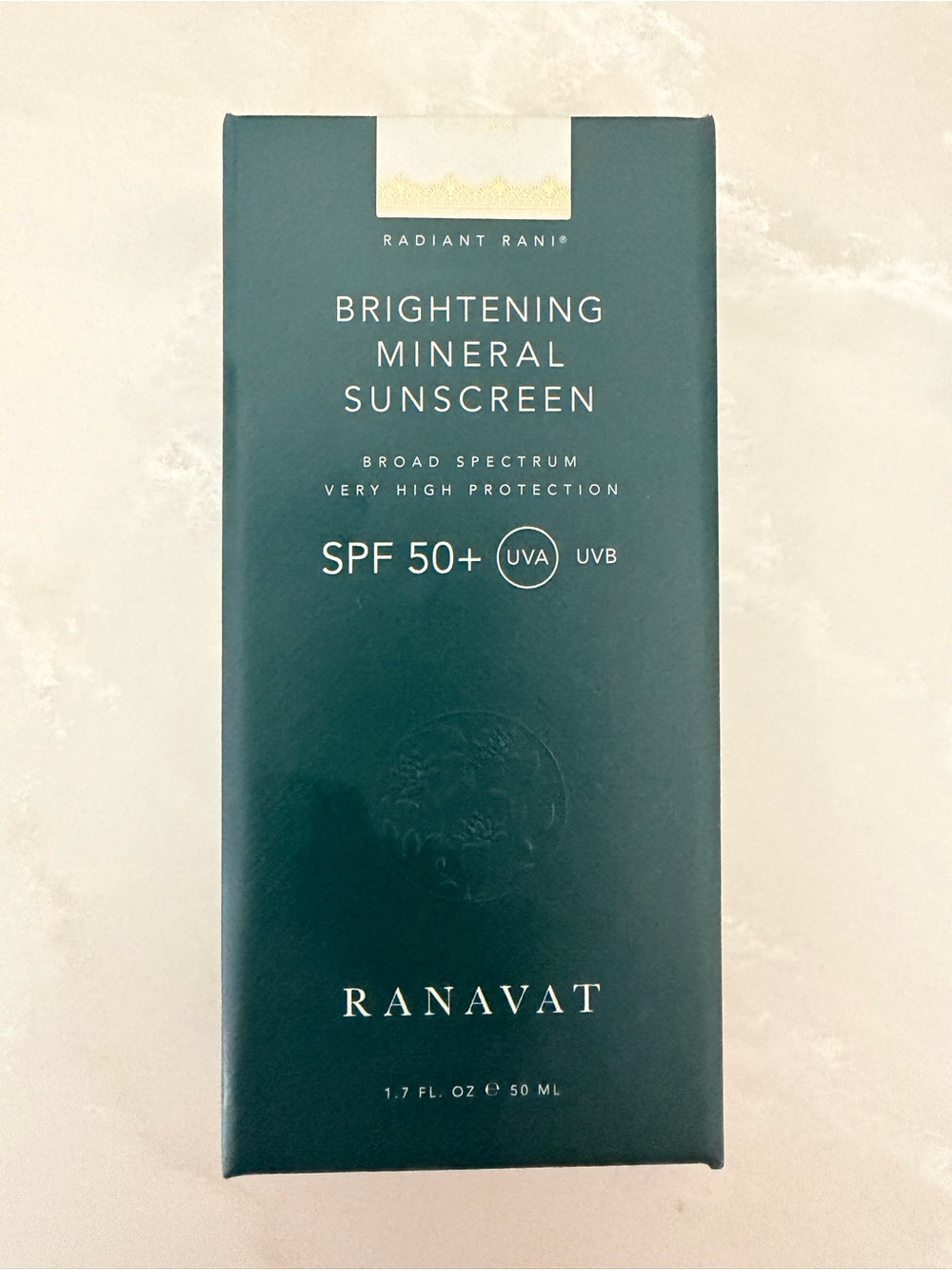 NEW Ranavat Mineral Sunscreen SPF 50+ NIB exp 2028